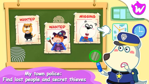 Wolfoo Police And Thief Game APK screenshot 1