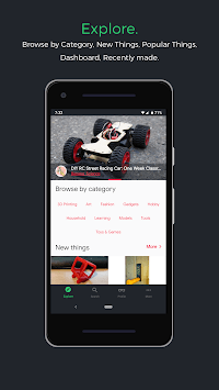 3D Geeks 🤓: Thingiverse Browser for 3D Printing APK screenshot 1