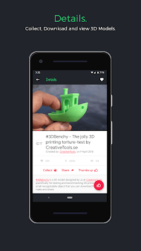 3D Geeks 🤓: Thingiverse Browser for 3D Printing APK screenshot 1