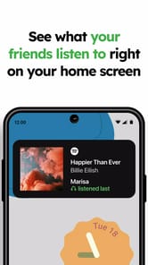 MUBR - see what friends listen APK screenshot 1