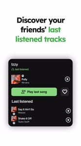 MUBR - see what friends listen APK screenshot 1