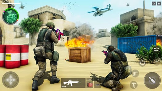 Commando Strike Shooting Games APK screenshot 1